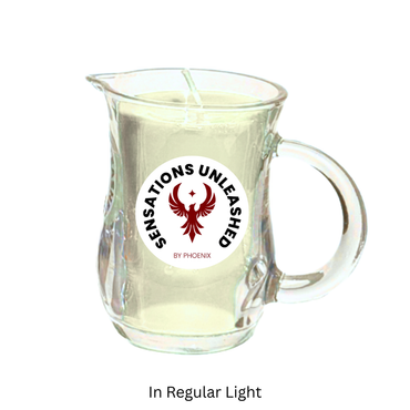 Glow in the Dark Wax Play Glass Jar Candle with Handle