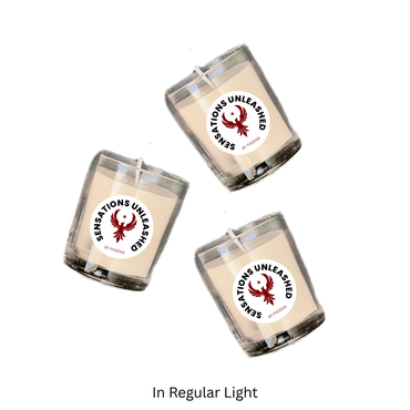 Glow in the Dark Shot Glass Wax Play Candles - Set of 3