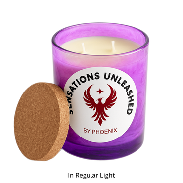 Glow in the Dark Wax Play Glass Jar Candle