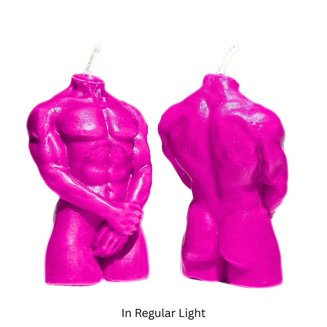 UV Wax Play Body Candle - Male