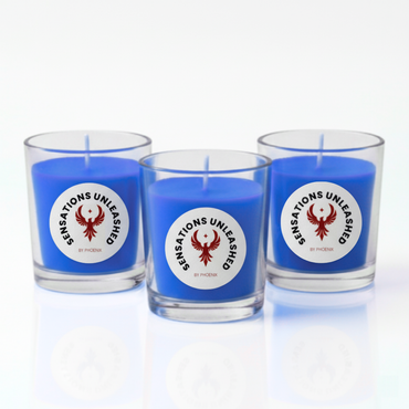 Non UV Wax Play Shot Glasses - Set of 3 (Single Colour)