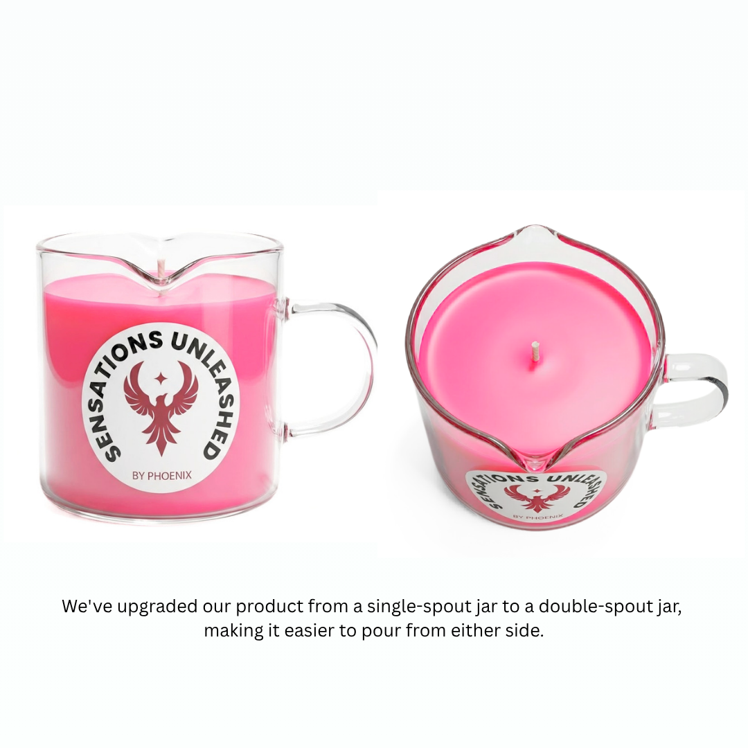Non UV Wax Play Glass Jar Candle with Handle