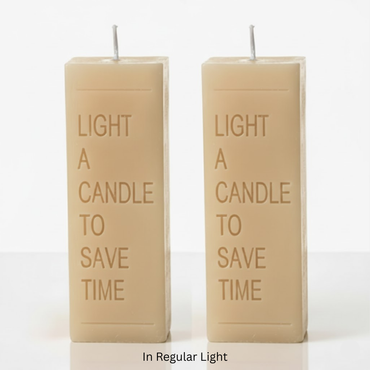 Glow In the Dark Small Light a Candle For Wax Play - Set of 2
