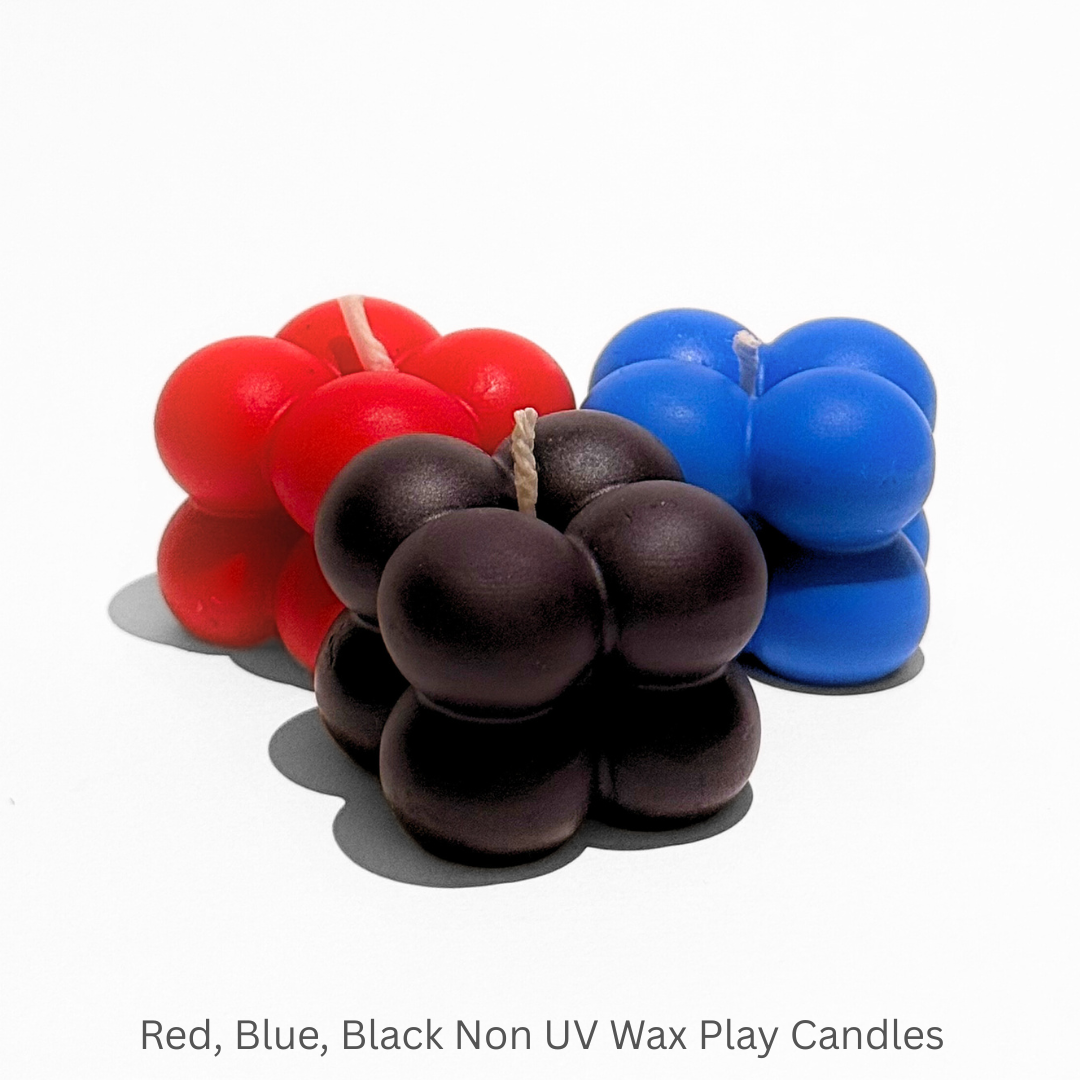 Sensations Unleashed BDSM Non UV Wax Play Bubble Candles In India- Set of 3