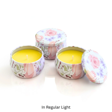 UV Metal Jar Wax Play Candles - Set of 3