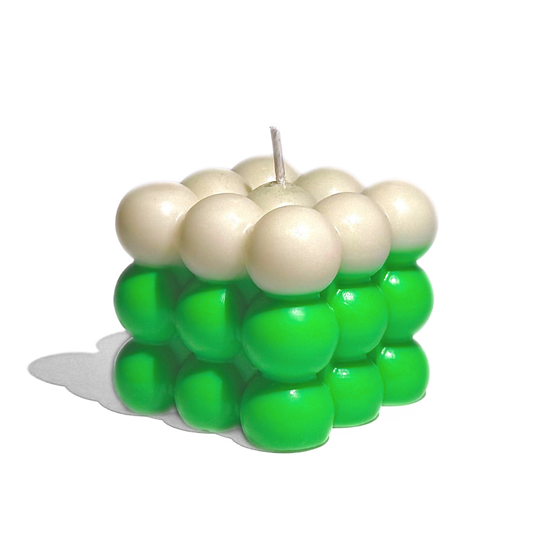 Glow in the Dark + UV Wax Play Big Bubble Candle (Double Colour)