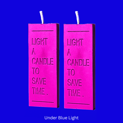 UV Light a Candle For Wax Play - Set of 2