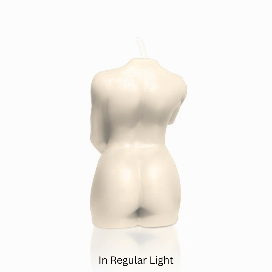 Glow in the Dark Wax Play Body Candle - Female