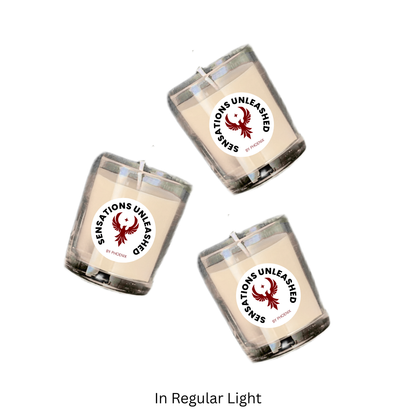 Glow in the Dark Shot Glass Wax Play Candles - Set of 3