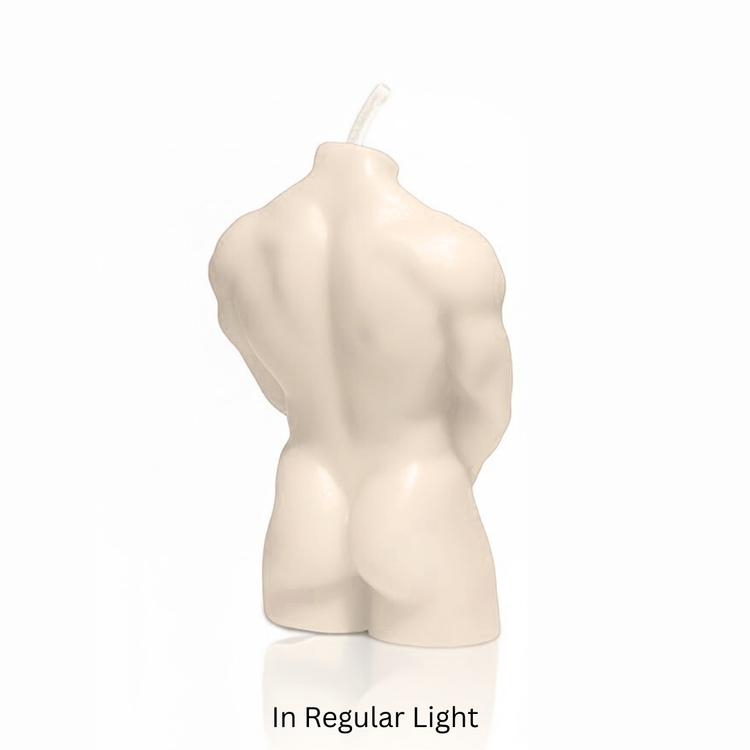 Glow in the Dark Wax Play Body Candle - Male
