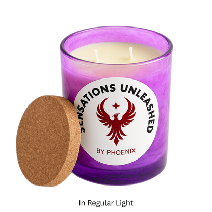 Glow in the Dark Wax Play Glass Jar Candle