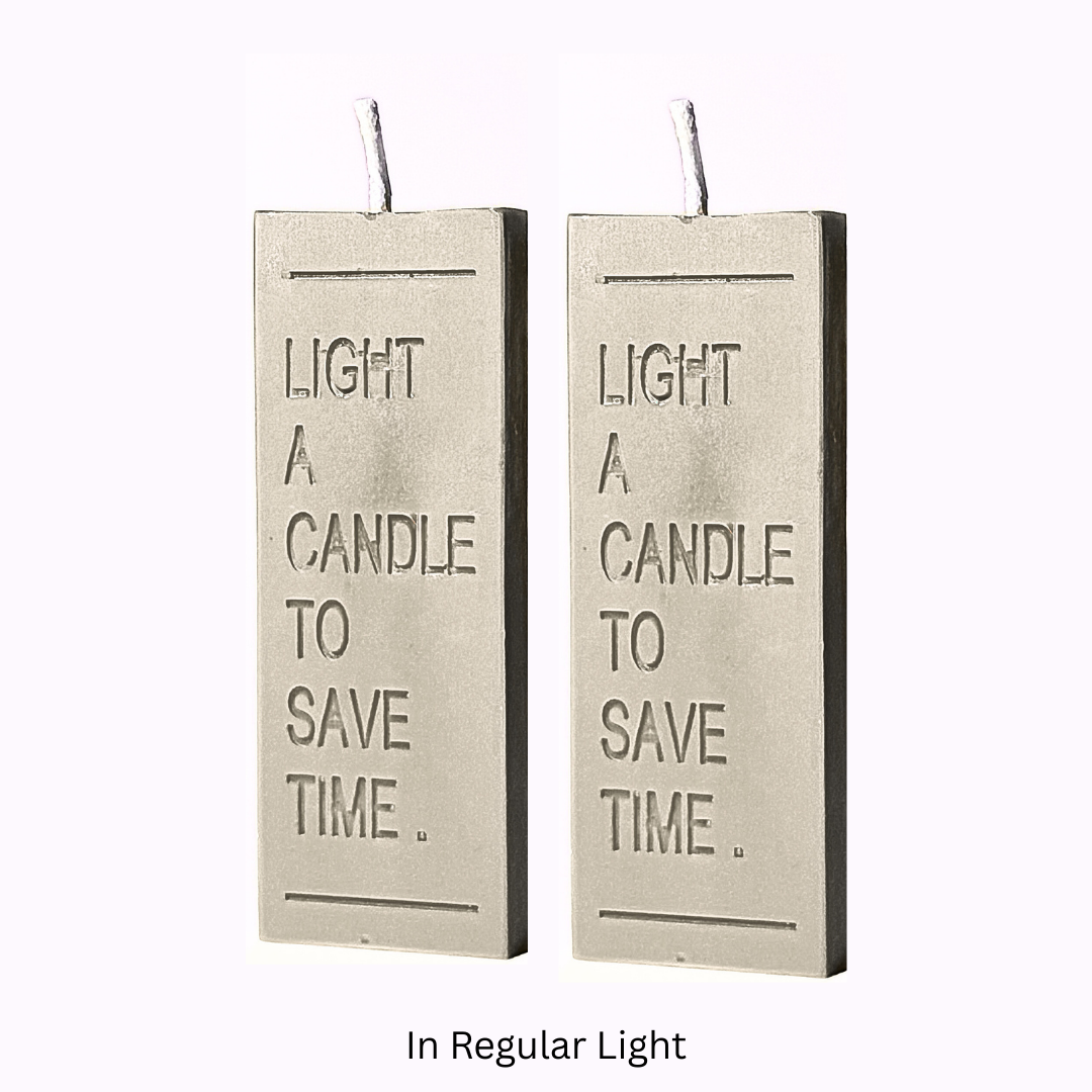 Glow In the Dark Light a Candle For Wax Play - Set of 2