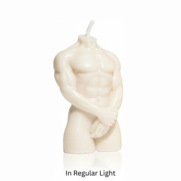 Glow in the Dark Wax Play Body Candle - Male