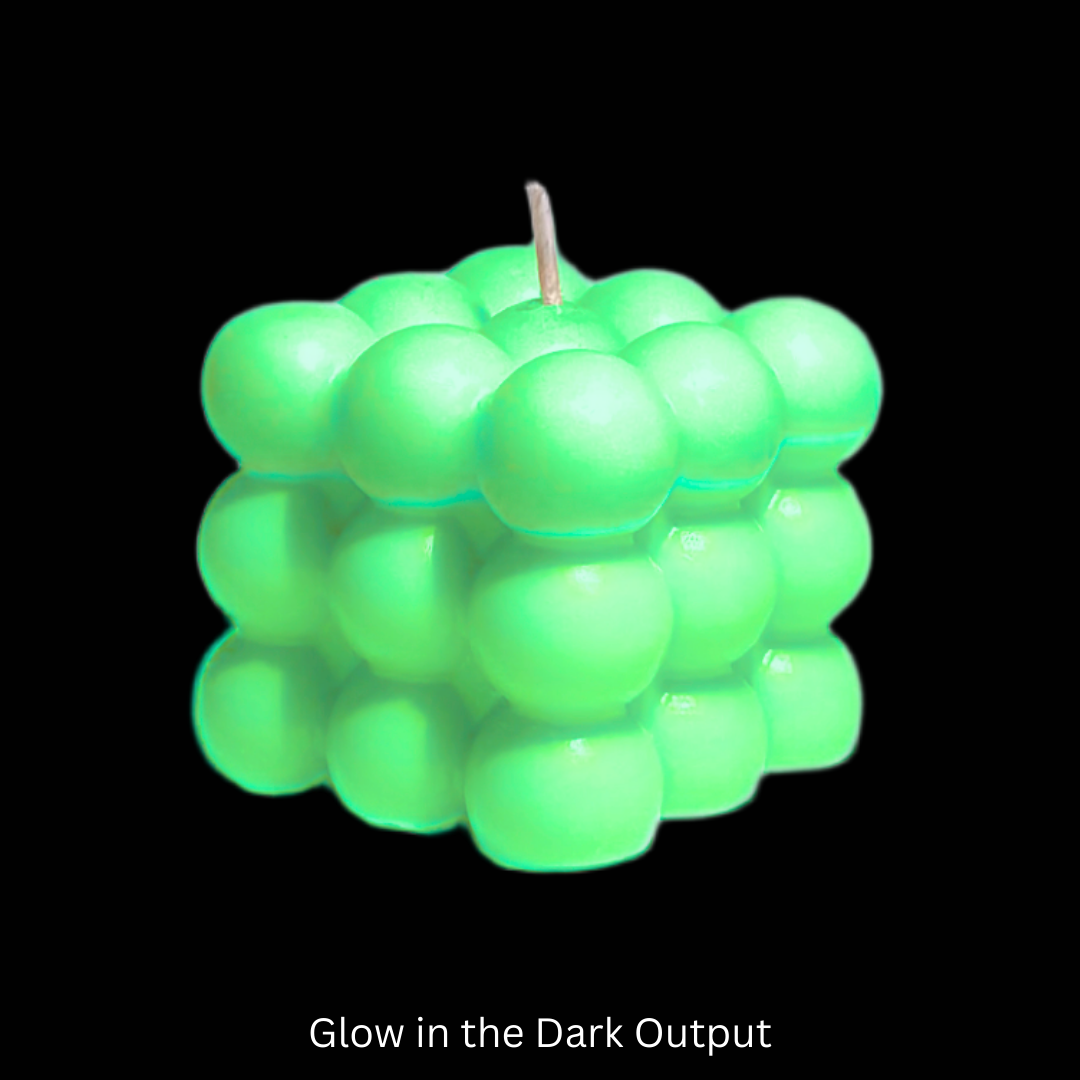 Glow in the Dark Wax Play Big Bubble Candle