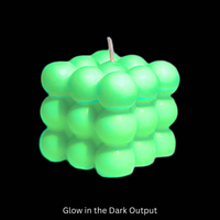 Glow in the Dark Wax Play Big Bubble Candle