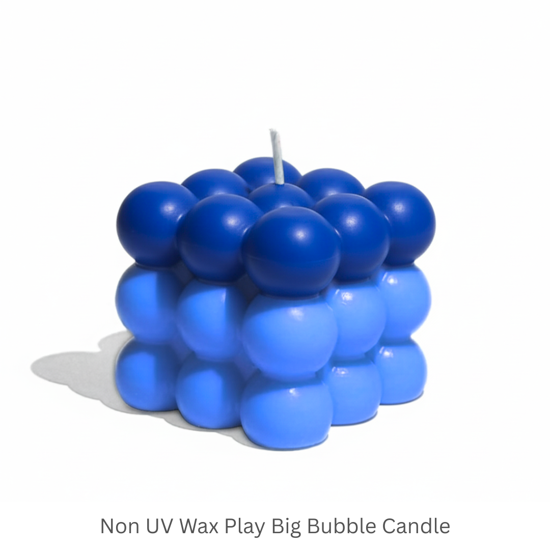 Non UV Wax Play Big Bubble Candle - Double Colour