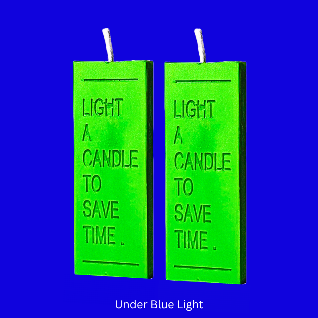 UV Light a Candle For Wax Play - Set of 2
