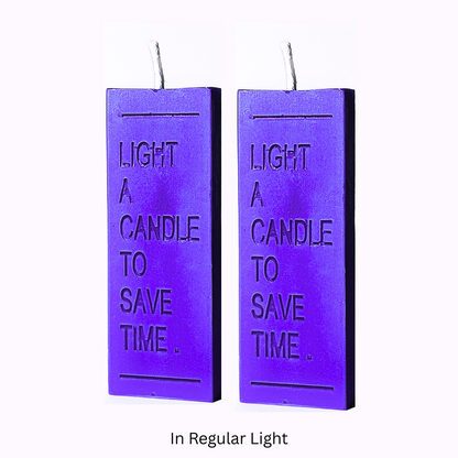 UV Light a Candle For Wax Play - Set of 2
