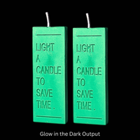 Glow In the Dark Light a Candle For Wax Play - Set of 2