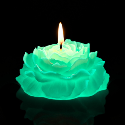 Glow in the Dark Glitter Flower Wax Play Candle