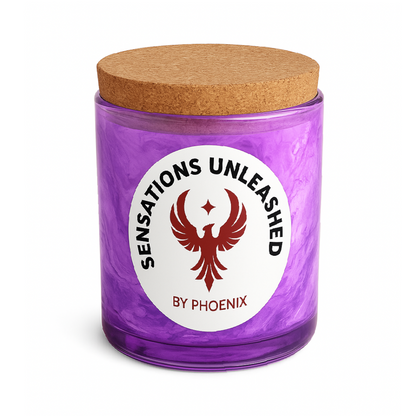 UV Wax Play Glass Jar Candle