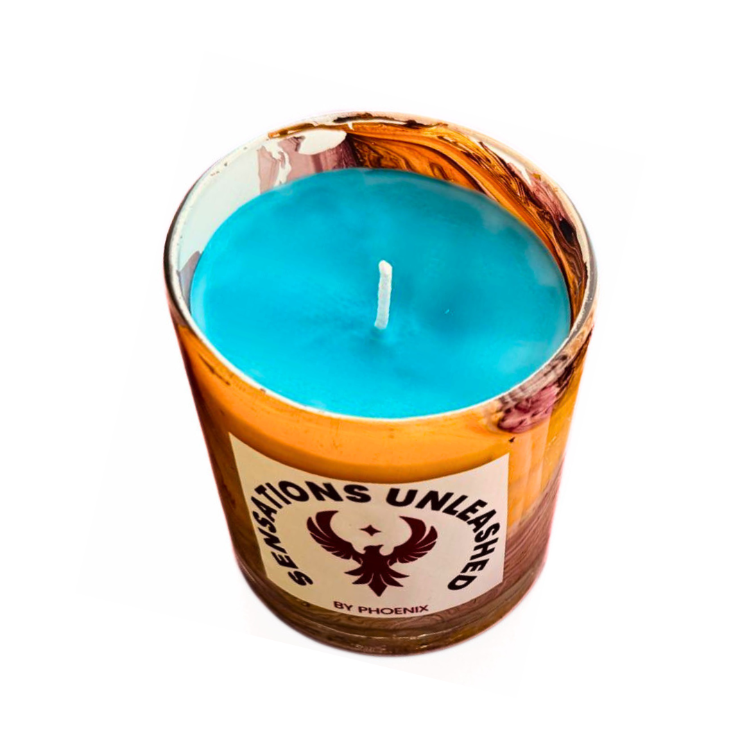 UV Wax Play Glass Jar Candle