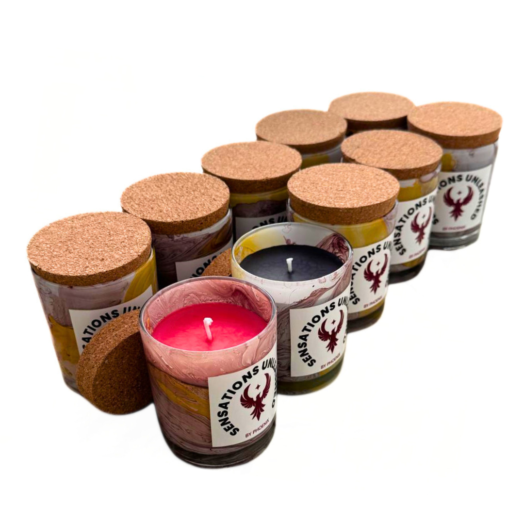 Non UV Wax Play Glass Jar Candle