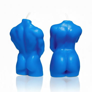 Non UV Wax Play Couple Body Candles - Set of 2 (Male & Female)