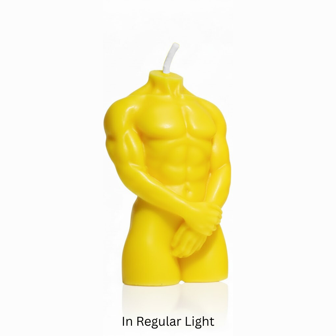 UV Wax Play Body Candle - Male