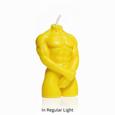UV Wax Play Body Candle - Male