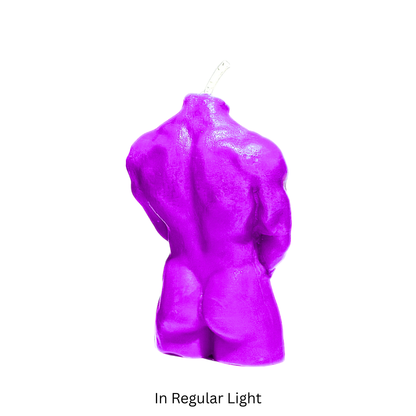 UV Wax Play Body Candle - Male