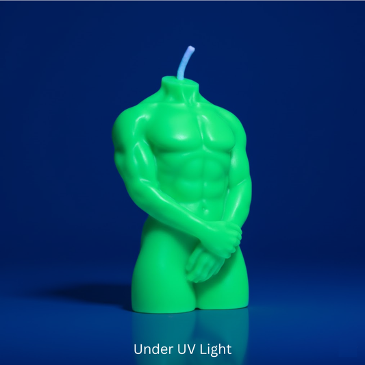 UV Wax Play Body Candle - Male
