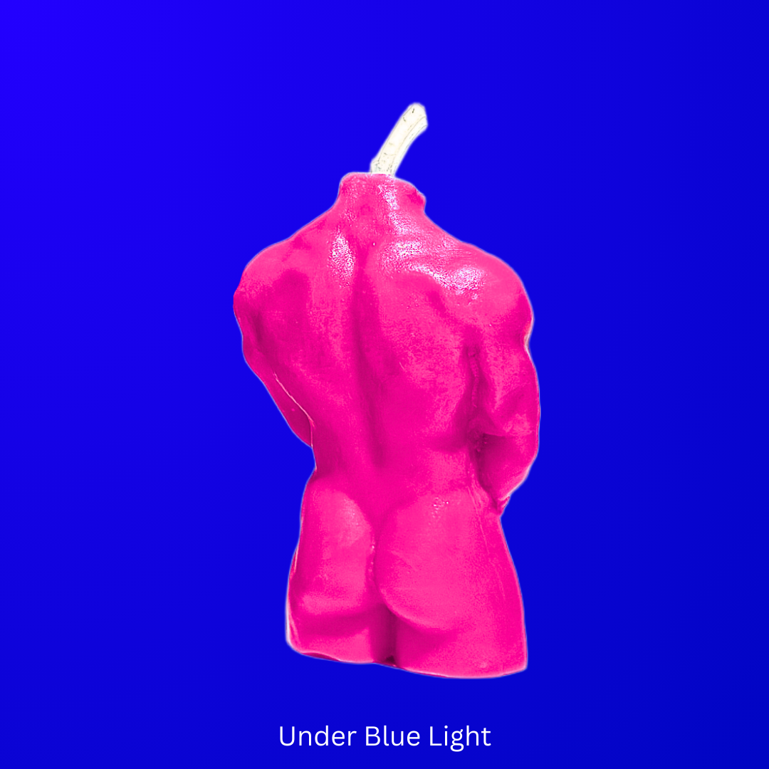 UV Wax Play Body Candle - Male