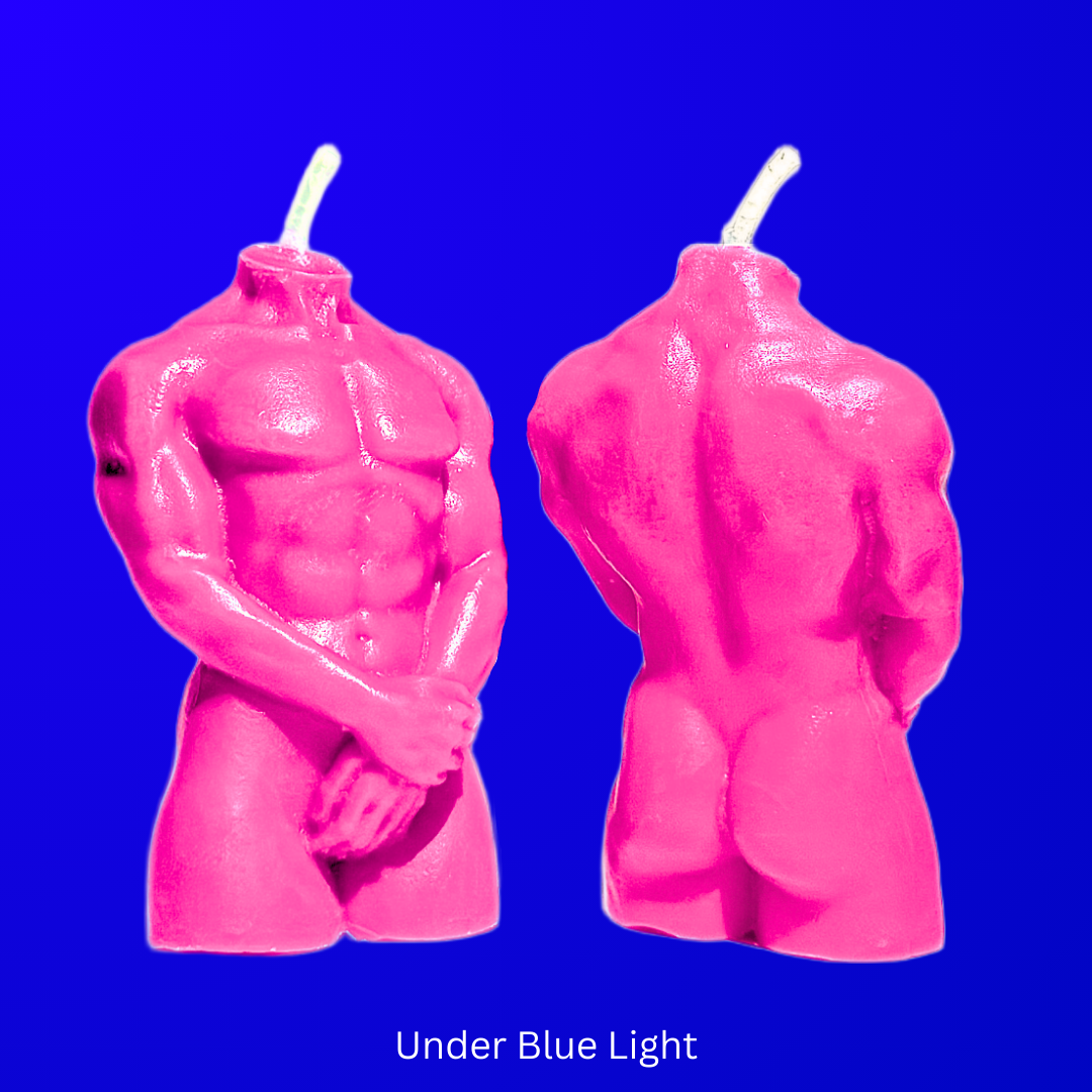 UV Wax Play Body Candle - Male