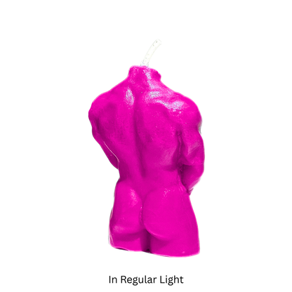 UV Wax Play Body Candle - Male