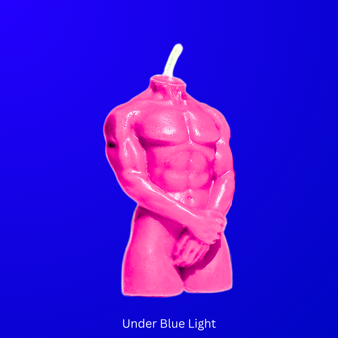UV Wax Play Body Candle - Male