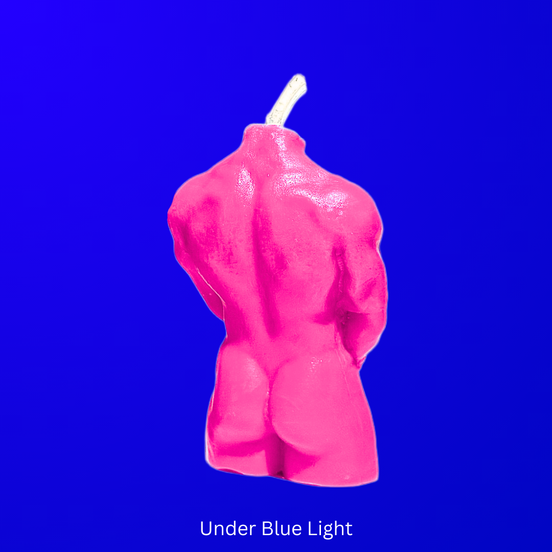 UV Wax Play Body Candle - Male