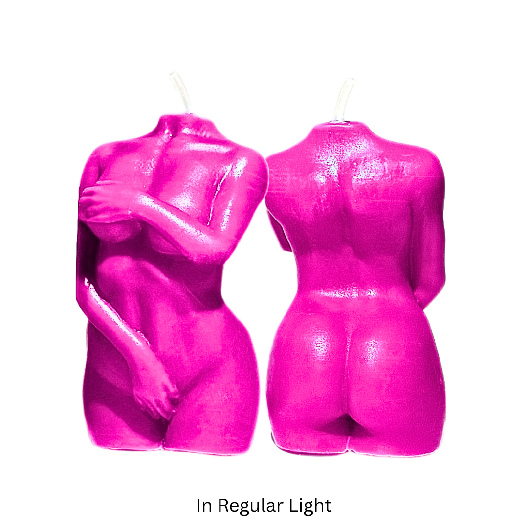UV Wax Play Body Candle - Female