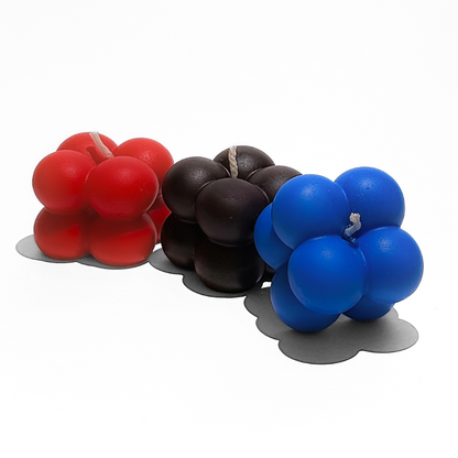 Non UV Wax Play Bubble Candles - Set of 3