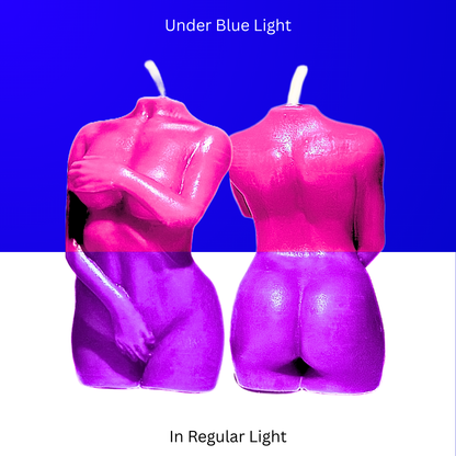 UV Wax Play Body Candle - Female