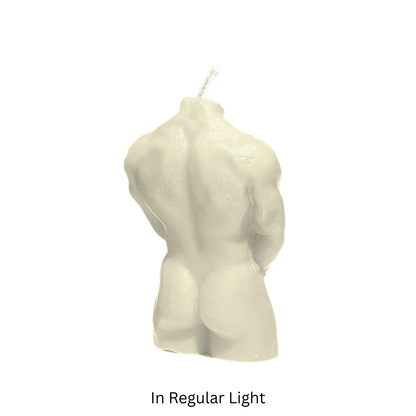 Glow in the Dark Wax Play Body Candle - Male