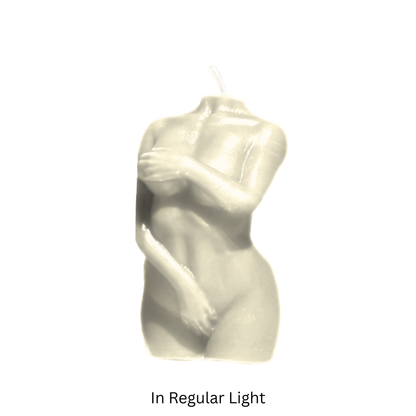 Glow in the Dark Wax Play Body Candle - Female