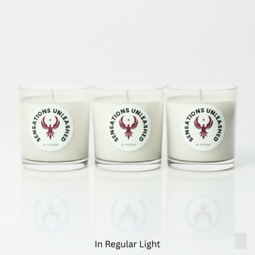 Glow in the Dark Shot Glass Wax Play Candles - Set of 3