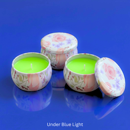 UV Metal Jar Wax Play Candles - Set of 3