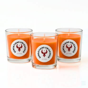 UV Shot Glass Wax Play Candles - Set of 3 (Single Colour)