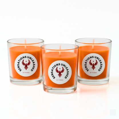 UV Shot Glass Wax Play Candles - Set of 3 (Single Colour)