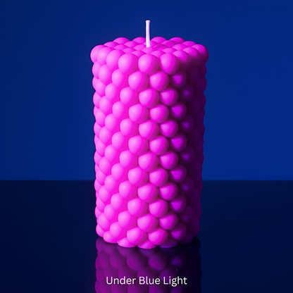 UV Wax Play Pillar Candle