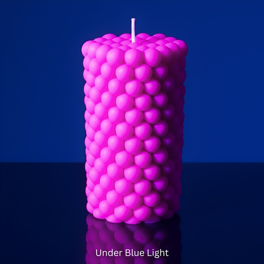 UV Wax Play Pillar Candle