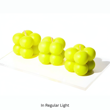 UV Wax Play Bubble Candles - Set of 3