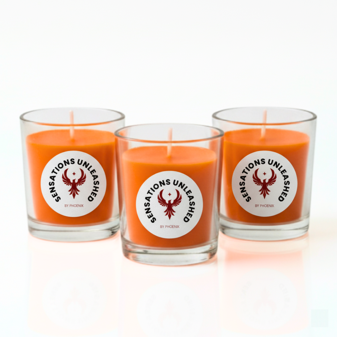 Non UV Wax Play Shot Glasses - Set of 3 (Single Colour)